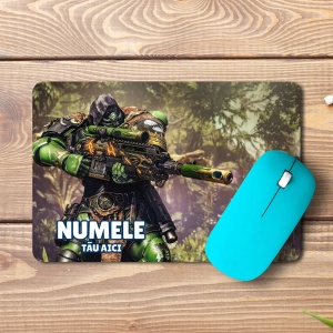 Mouse pad Salamander personalizat cu numele - pad mouse anime 19x27 cm, 3mm, imprimare UV