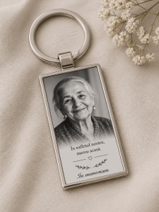 Brelocuri In Memoriam Personalizate cu Poză și Mesaj