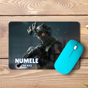 Mouse pad Delta Force personalizat cu numele – pad mouse anime 19x27 cm, 3mm, imprimare UV