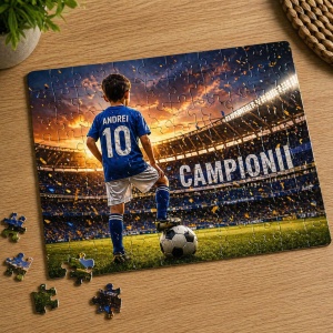 Puzzle personalizat cu poză – cadou pentru familie, copii sau cuplu (amintiri unice)