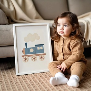 Tablou cu Ilustratii grafice - model Tren