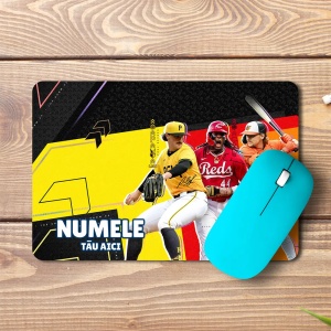 Mouse pad MLB The Show 25 personalizat cu numele - pad mouse anime 19x27 cm, 3mm, imprimare UV
