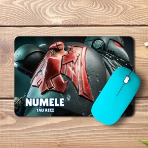 Mouse pad Raven Guard personalizat cu numele - pad mouse anime 19x27 cm, 3mm, imprimare UV
