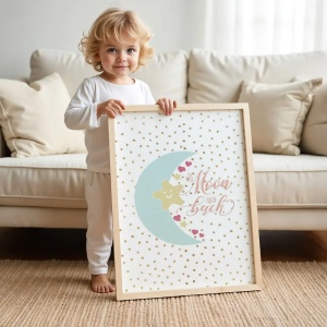 Tablou motivational - To The Moon And Back