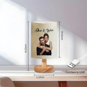 Lampa Personalizata cu Poze și Text – Cadoul care luminează emoțiile