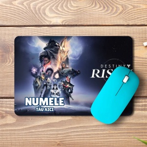 Mouse pad Destiny Rising personalizat cu numele – pad mouse anime 19x27 cm, 3mm, imprimare UV