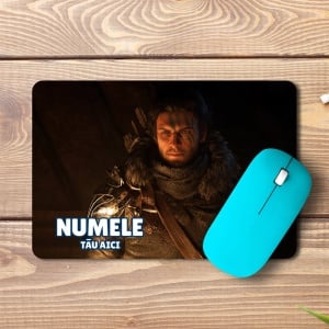Mouse pad Kliff personalizat cu numele - pad mouse anime 19x27 cm, 3mm, imprimare UV
