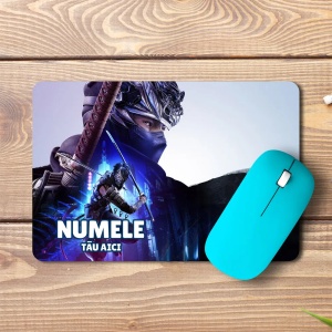Mouse pad Ninja Gaiden 4 personalizat cu numele - pad mouse anime 19x27 cm, 3mm, imprimare UV