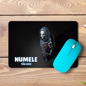 Mouse pad Taskmaster personalizat cu numele - pad mouse anime 19x27 cm, 3mm, imprimare UV