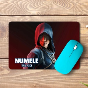 Mouse pad Fujibayashi Naoe personalizat cu numele - pad mouse anime 19x27 cm, 3mm, imprimare UV