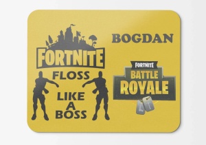 Mouse pad personalizat Fortnite – pad mouse anime 19x27 cm, 3mm, imprimare UV