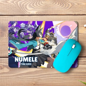 Mouse pad Zenless Zone Zero personalizat cu numele -pad mouse anime 19x27 cm, 3mm, imprimare UV