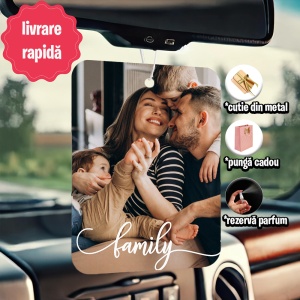Odorizant auto personalizat cu poză – cadou rapid și original pentru oricine
