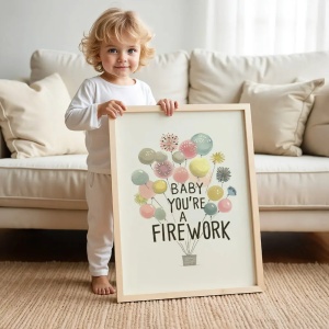 Tablou motivational - Baby you are a firework