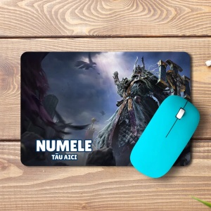 Mouse pad Path of Exile 2 personalizat cu numele - pad mouse anime 19x27 cm, 3mm, imprimare UV