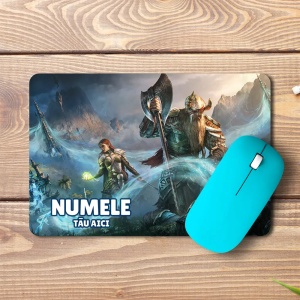 Mouse pad The Elder Scrolls Online Seasons of the Worm Cult Wallpaper personalizat cu numele - pad mouse anime 19x27 cm, 3mm, imprimare UV