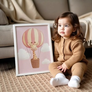 Tablou cu Ilustratii grafice - model Girafă 01