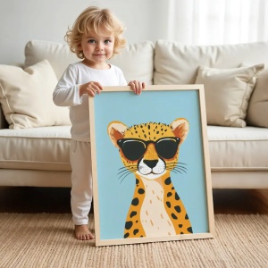 Tablou cu Ilustratii grafice - model Leopard 02