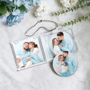 Mini album foto personalizat cu tag NFC – cadou cu amintiri și link video - Img 3