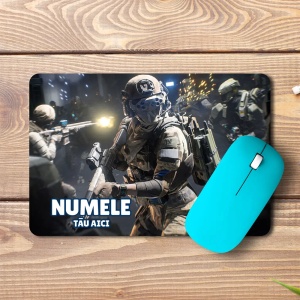 Mouse pad Battlefield 2042 personalizat cu numele – pad mouse anime 19x27 cm, 3mm, imprimare UV