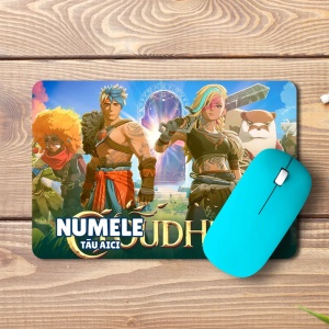 Mouse pad Cloudheim personalizat cu numele – pad mouse anime 19x27 cm, 3mm, imprimare UV