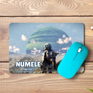 Mouse pad No Mans Sky Worlds Part II personalizat cu numele - pad mouse anime 19x27 cm, 3mm, imprimare UV