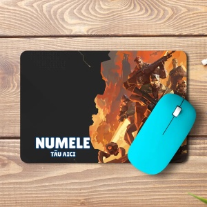 Mouse pad personalizat cu nume și Valorant Wallpaper - pad mouse anime 19x27 cm, 3mm, imprimare UV