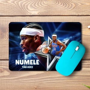 Mouse pad Shai GilgeousAlexander personalizat cu numele - pad mouse anime 19x27 cm, 3mm, imprimare UV