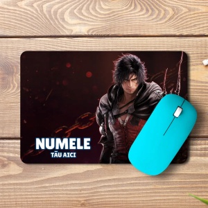 Mouse pad Tekken 8 personalizat cu numele - pad mouse anime 19x27 cm, 3mm, imprimare UV