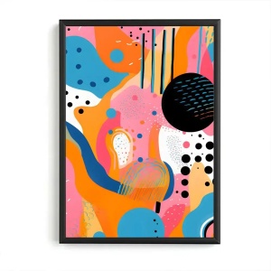 Tablou pop art modern pentru design interior contemporan