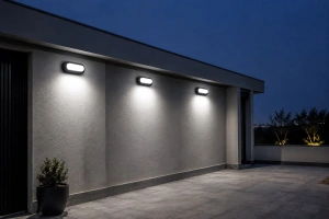 Aplica LED ovala IP40, negru