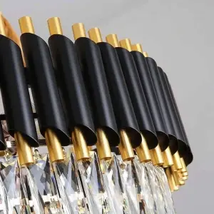 Candelabru Maya Black Crystal 40CM E14 Maxim 60W/Bec - Img 4