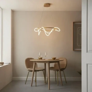 Lustra LED Amara cu Telecomanda WiFi 2.4G Dimabilă D60CM - Img 3