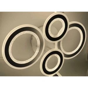 Lustra LED Bella 4 Cercuri Telecomanda 2.4G - Img 4