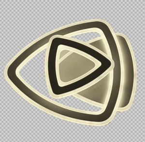 Lustra LED Camille Triangle Prestige 192W - Img 2
