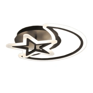 Lustra LED Evania Black Star Moon 78W - Img 4