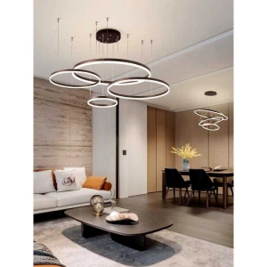 Lustra Led Maro Renattes 4 Cercuri 60cm+50cm+40cm+30cm D1300 204W - Img 2
