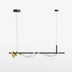 Lustra LED Moderna Chare 75W 1200mm Telecomanda - Img 3