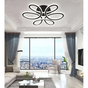 Lustra LED Neagra Journey cu Telecomanda, 230W - Img 2