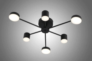 Lustra Led Neagra Rhiannon D880 54W