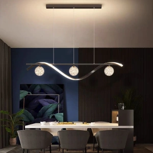 Lustra LED Olinda 44w+20w Telecomanda