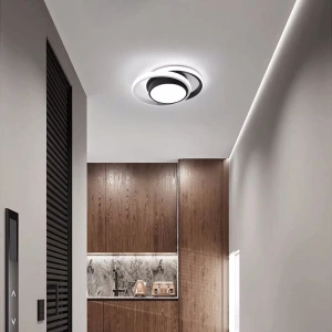 Lustra LED Ondine Black Rotunda 46W - Img 4