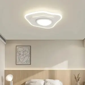 Lustra LED Stella Alb 124W Echivalent 500W - Img 3