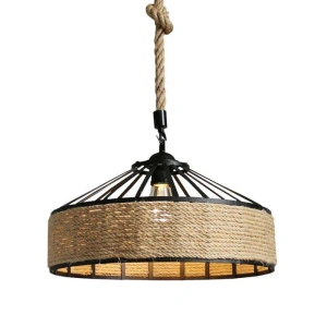 Lustra Rustica Neagra Cybele D300MM, 1XE27