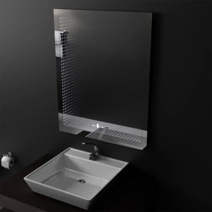 Oglinda LED Rectangulara, 60x80cm, Premium Morrin Senzor MotionGlow Marcello, Efect 3D