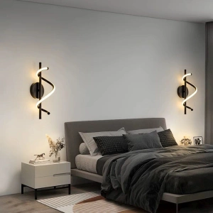 Aplica Led Ridley 12W Neagra de Perete - Img 3