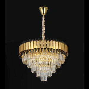 Candelabru Cristal Auriu Myra 16xE14 D800mm - Img 1