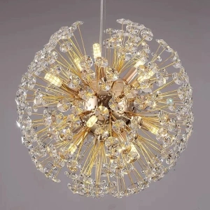 Candelabru Cristal Olivia Golden Globe D50cm - Img 4