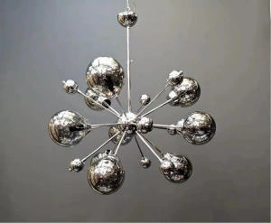 Candelabru ELETTRA 9 GLOBE GRI E14