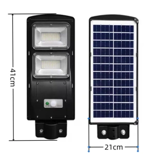 Lampa Incarcare Solara 100w, 80led, Telecomanda, Senzor De Lumina